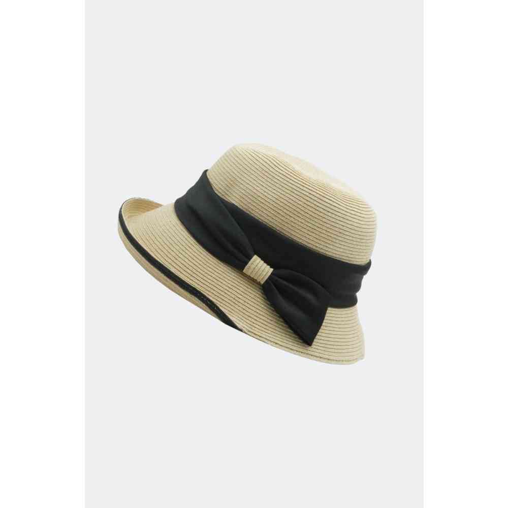 Voodoo Vixen - Trim Straw Sun hat - Beige